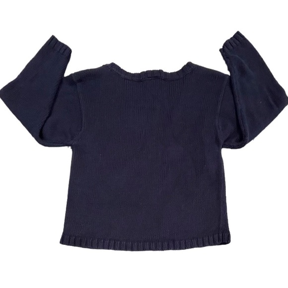 class Club Size 3T Appliquéd Sporting Snowman on a Navy Sweater - Picture 2 of 3
